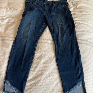 7 for all mankind ankle gwenevere skinny jeans.